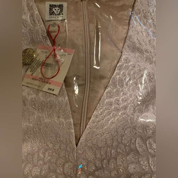 ANNE KLEIN Blush Pink Dress Size 10 NWT - Picture 12 of 16